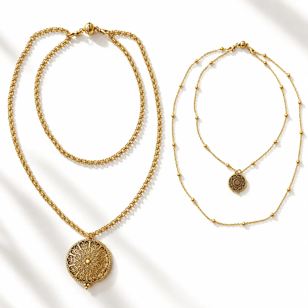 Clarity is Power Magnifying Glass Necklace Set
