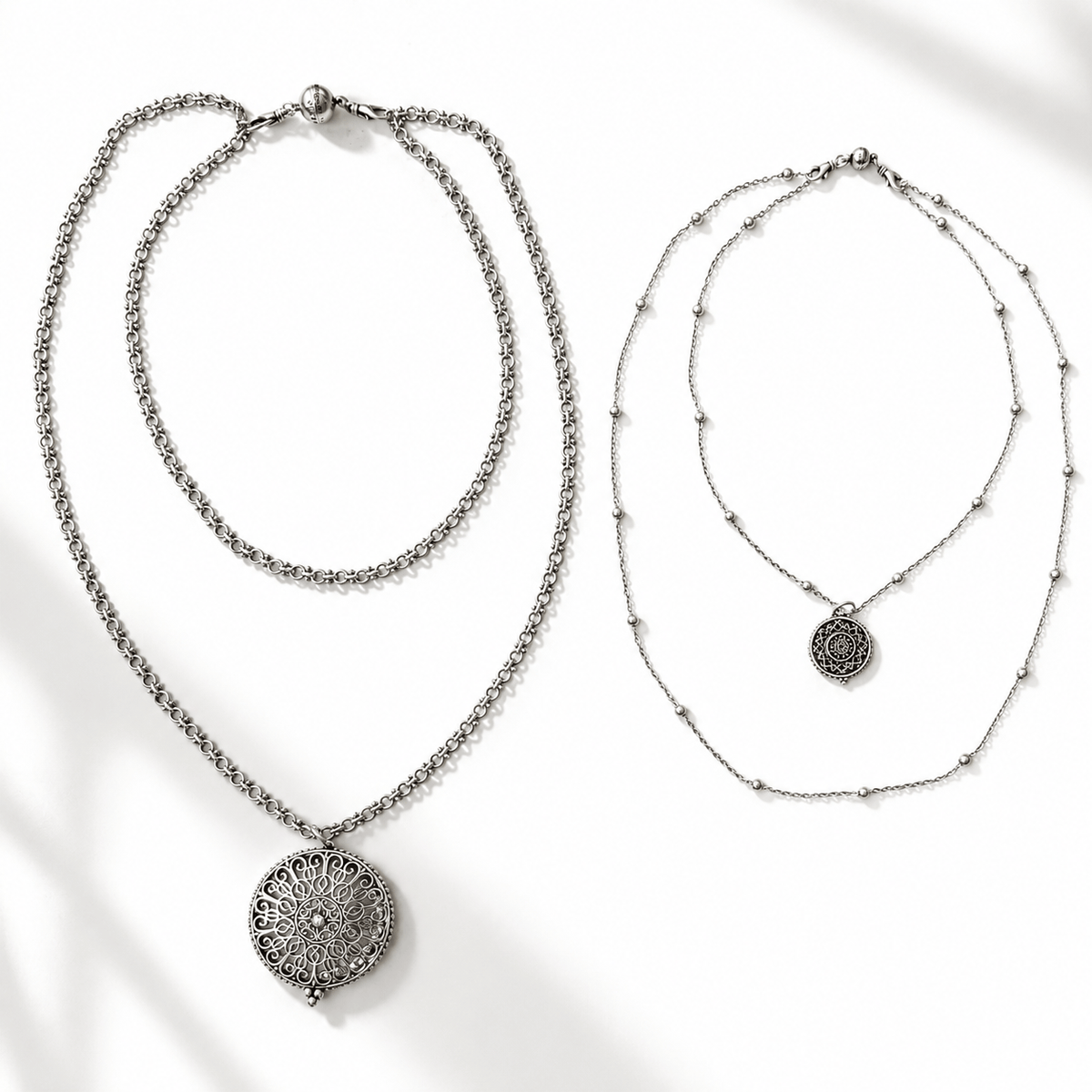 Clarity is Power Magnifying Glass Necklace Set