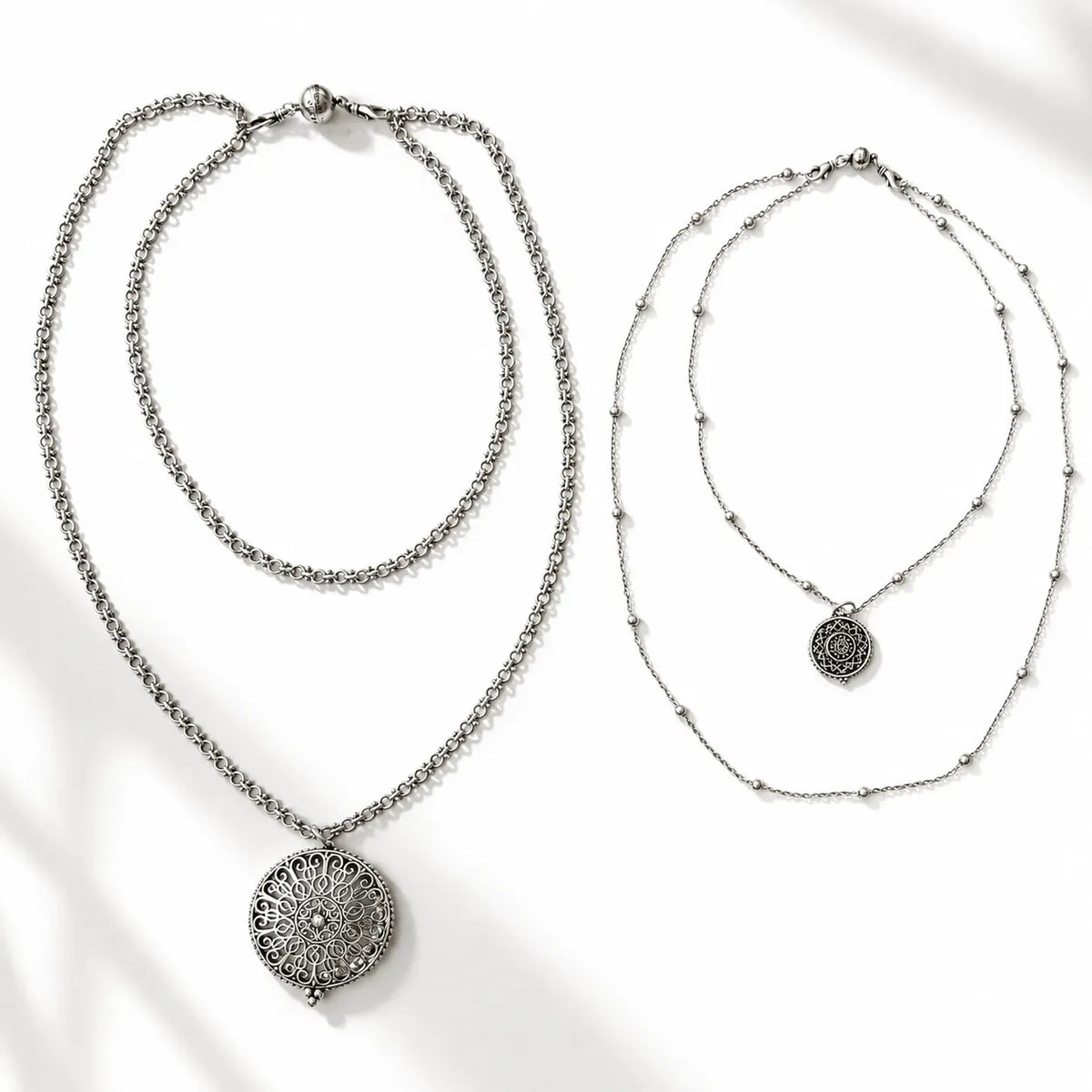 Clarity is Power Magnifying Glass Necklace Set