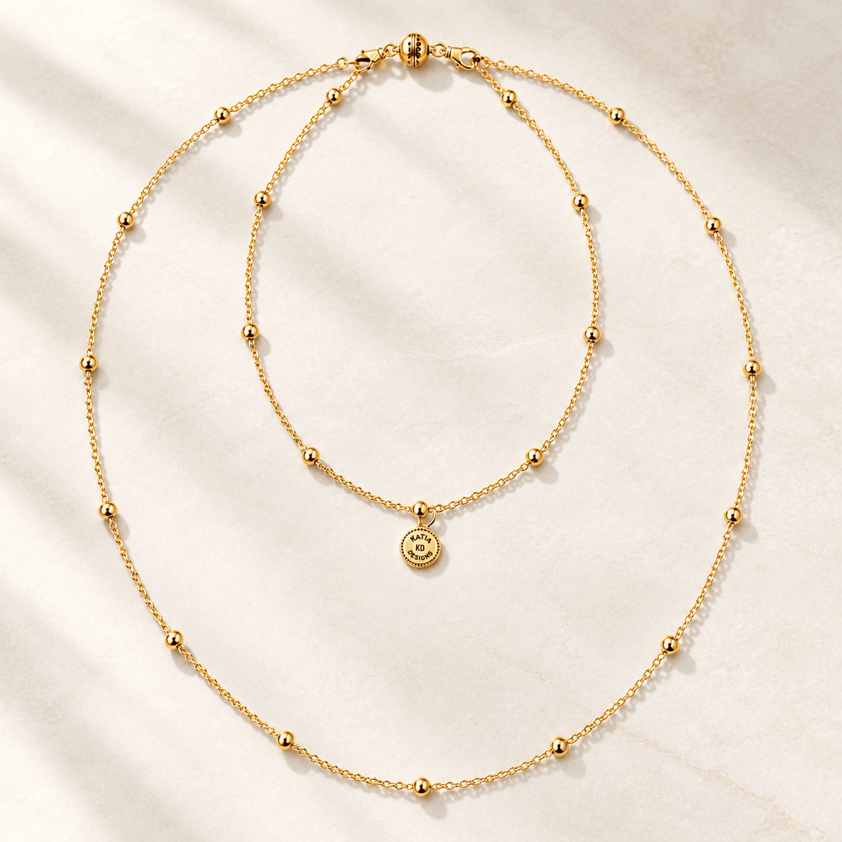 Peace & Love Dainty Necklace