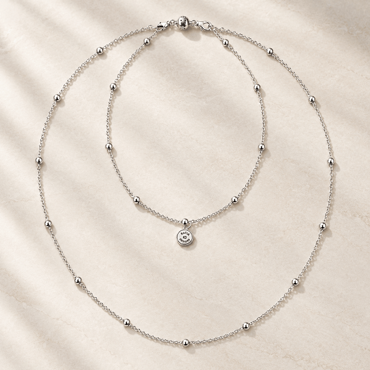 Peace & Love Dainty Necklace