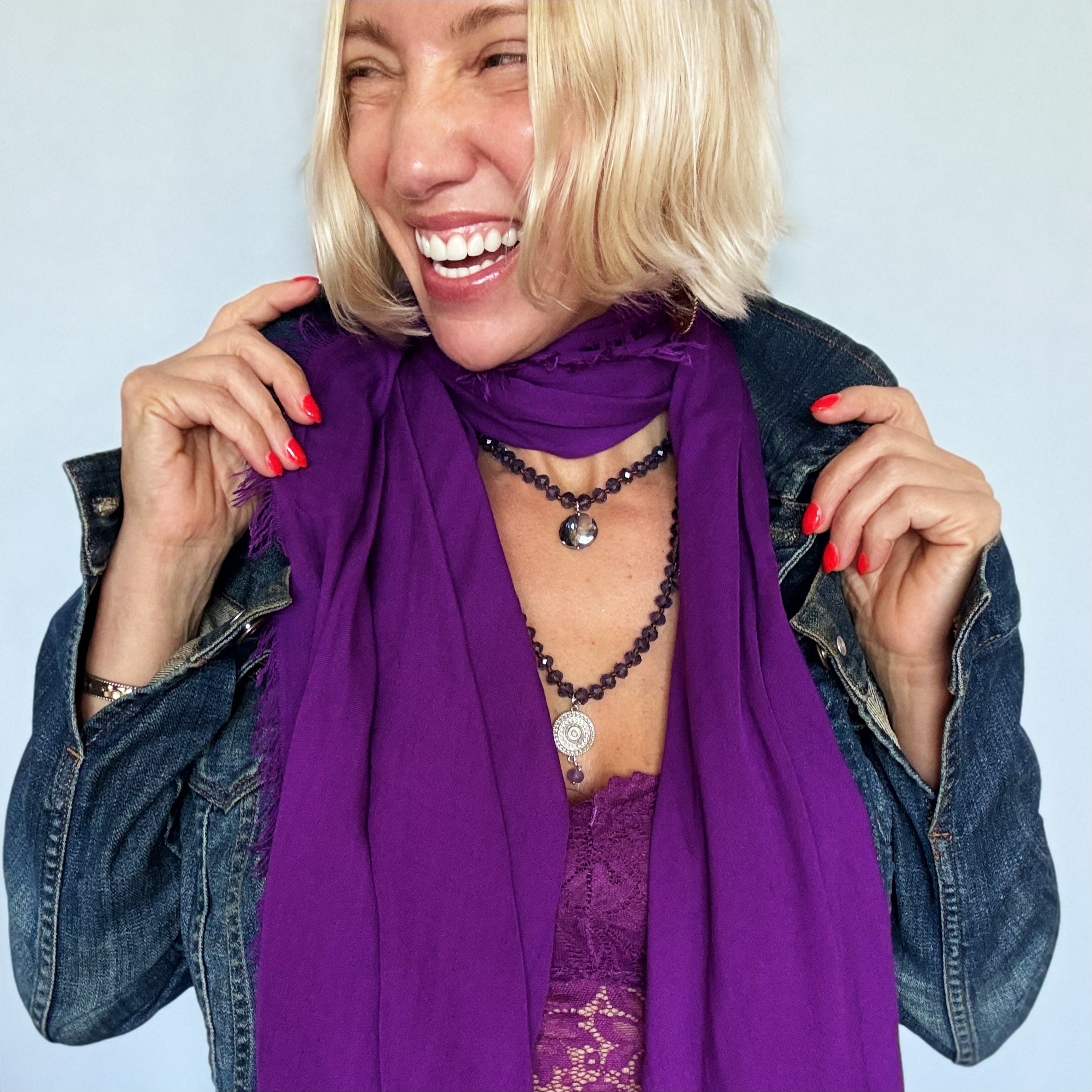 See The Good Mandala Crystal Beaded Necklace