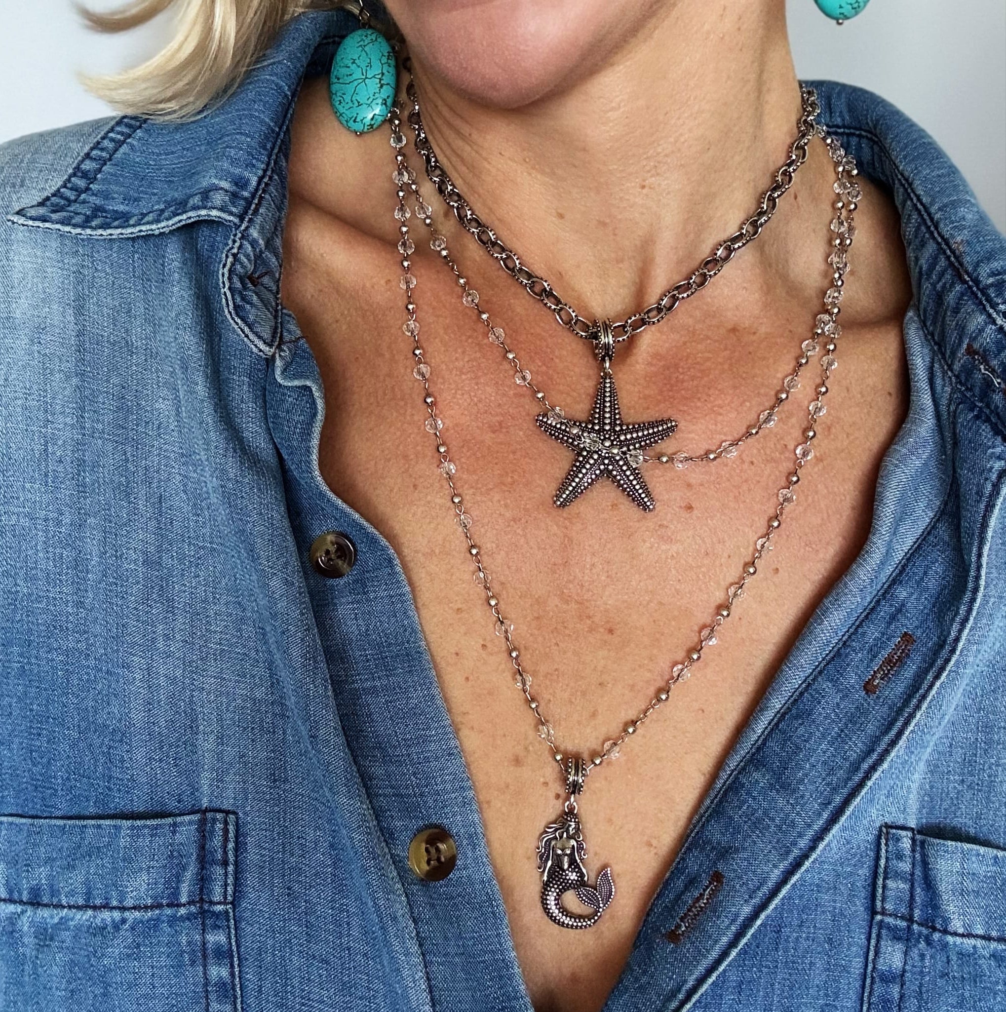 Trust the Process Starfish Adjustable Necklace