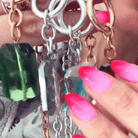 rainbow crystal choker