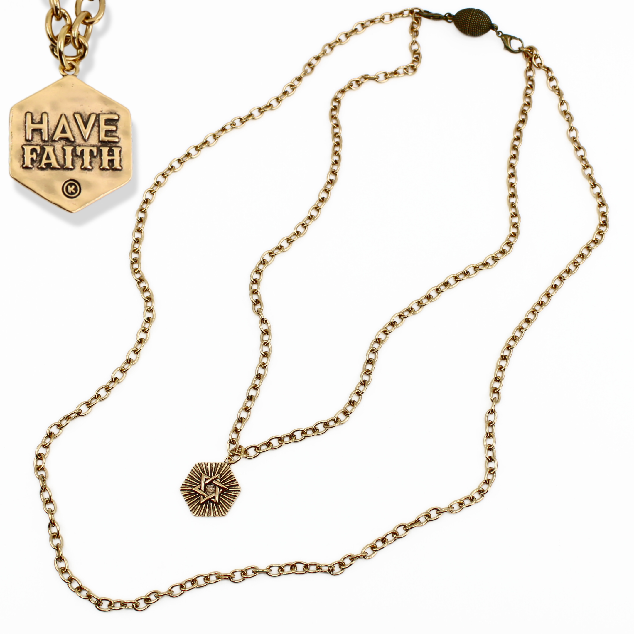 Have Faith Star of David Essential Necklace