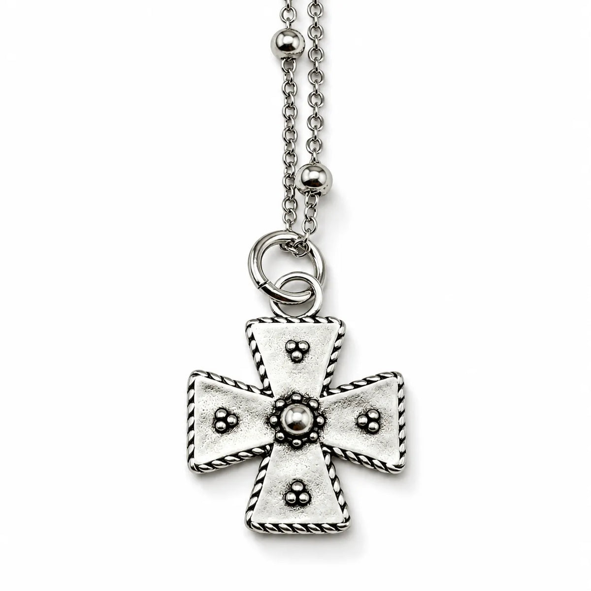 Thankful Modern Cross Dainty Necklace