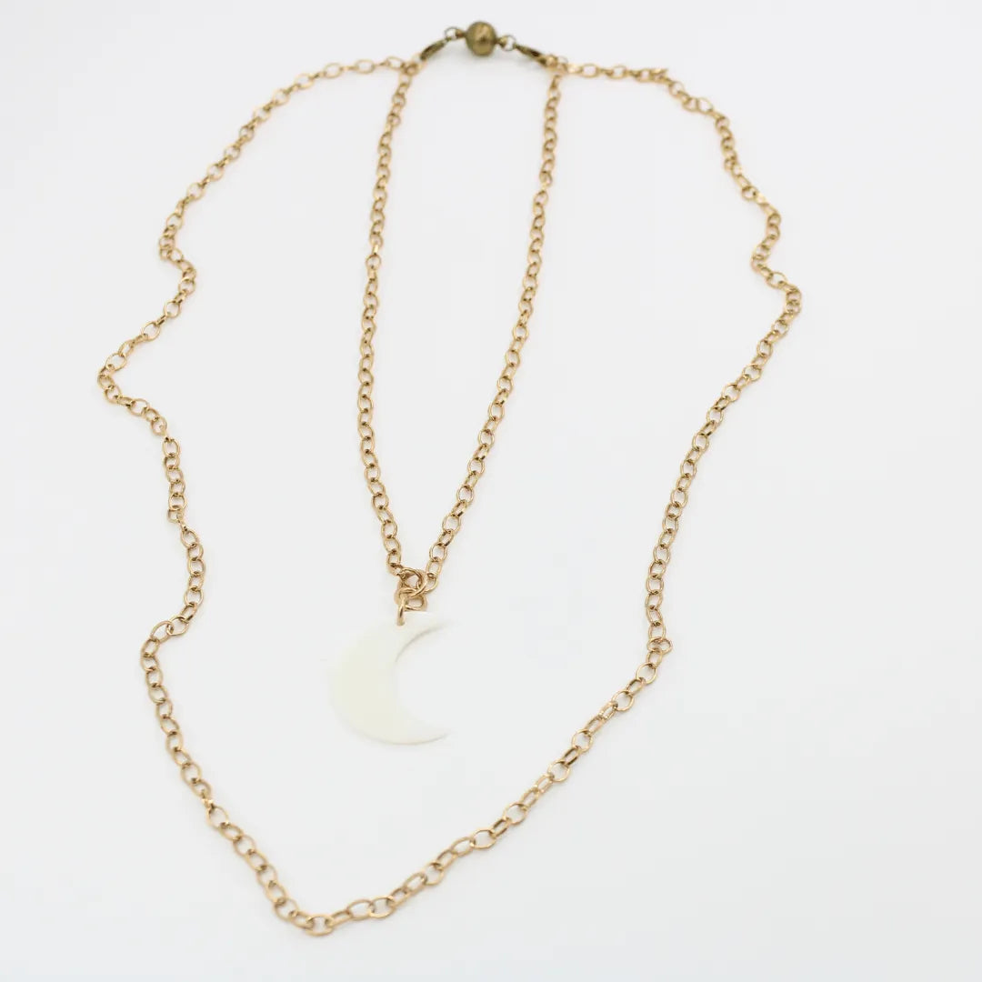 Moon Layering Chain Necklace