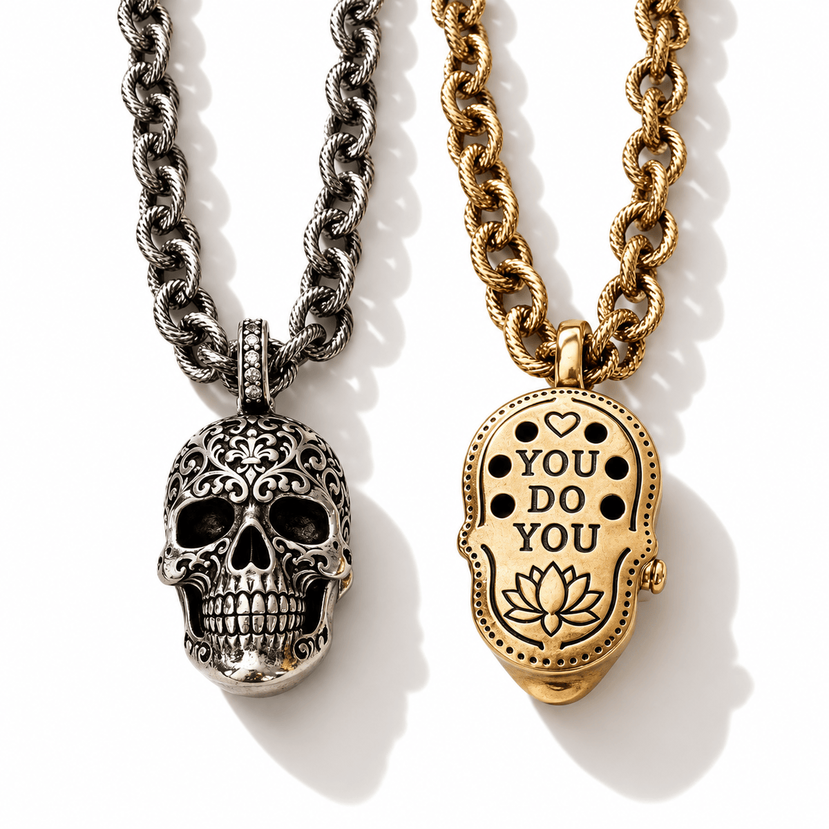 You Do You Skull Necklace