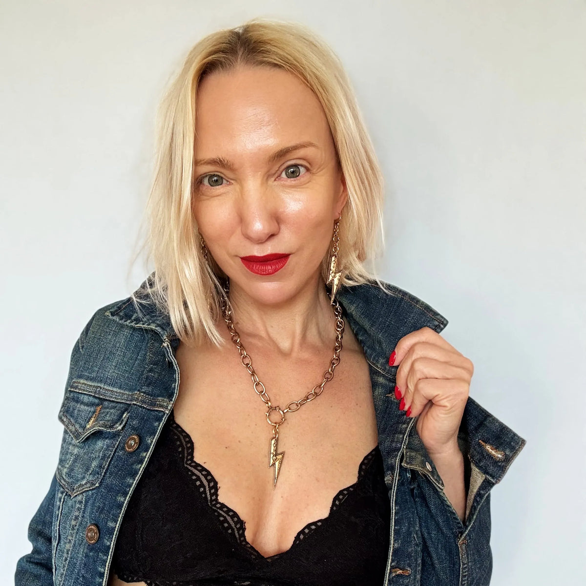 I Am Lighting Bolt Necklace