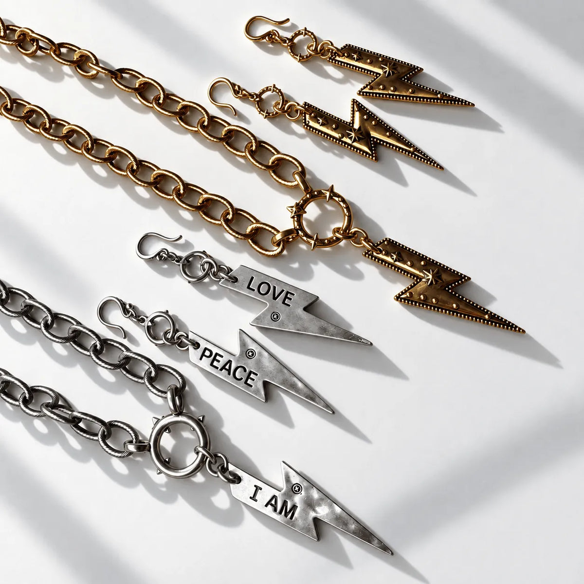 I Am Lighting Bolt Necklace