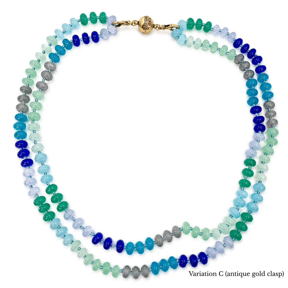 Live Colorfully Beaded Multicolored Layering Necklace