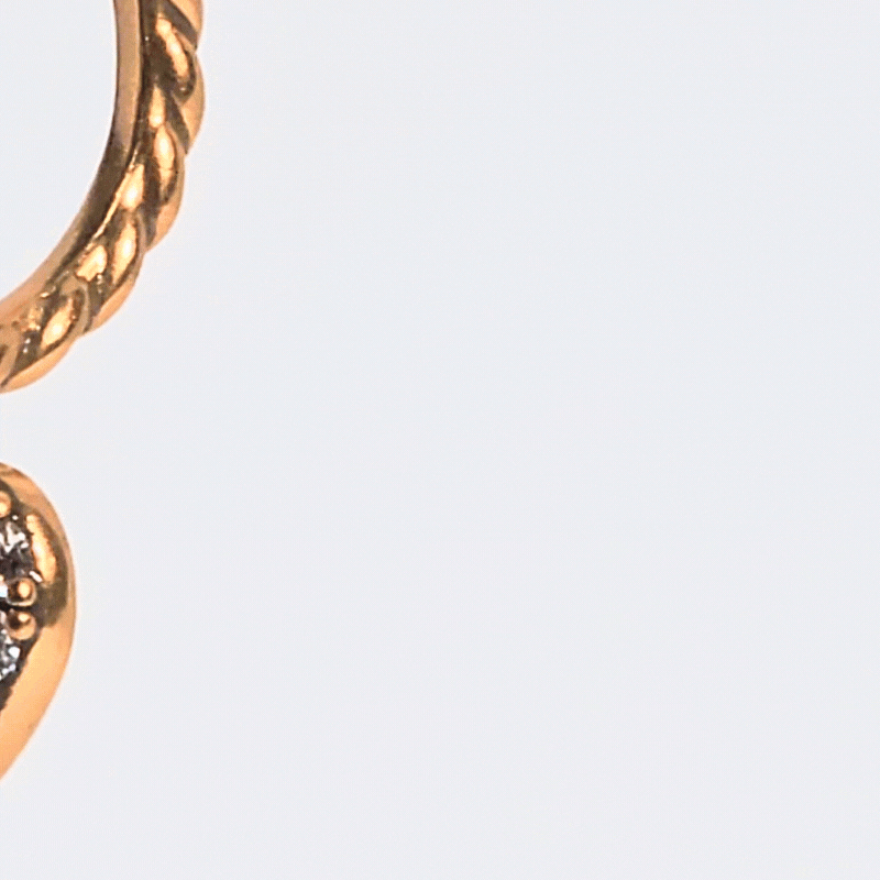 Love Forever earring video showing close up of product details