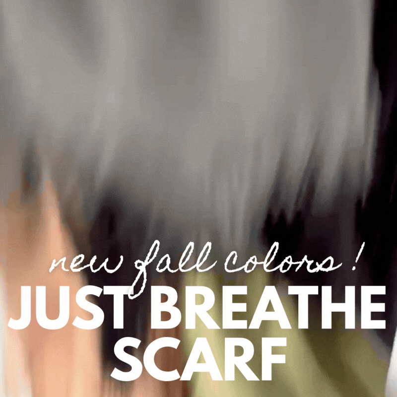 video featuring all four of the new fall winter scarf colors