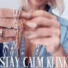 STAY CALM KLINK NECKLACE