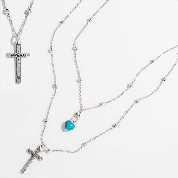 Trust Cross Dainty Necklace